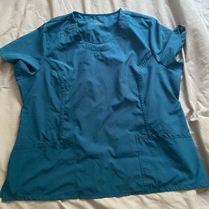 Teal 3X Scrub Top Cherokee Infinity